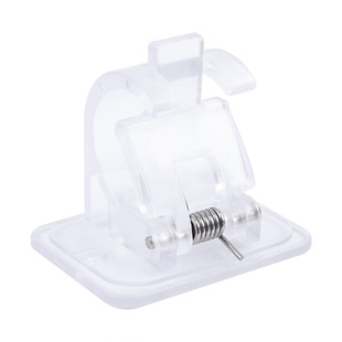 窗帘杆挂钩免打孔门帘杆固定器托架卡扣伸缩杆安装挂钩夹贴墙粘钩