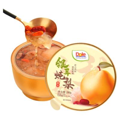 DOLE都乐银耳炖梨280g*6整箱装水果罐头方便食品休闲零食即开即食