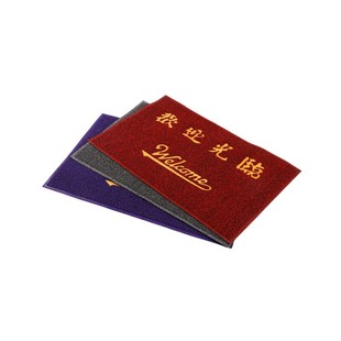 欢迎光临地毯丝圈地垫进门迎宾大门口WELCOME防滑防水脚垫可定制