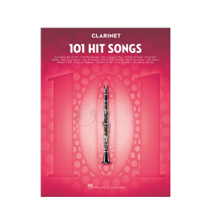 热门歌曲 101首单簧管独奏 Hal Leonard海伦德原版乐谱书 101 Hit Songs for Clarinet HL00197182
