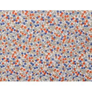 日本hokkoh进口60支Lawn棉面料叶子点点亲肤透气清新文艺夏季服装