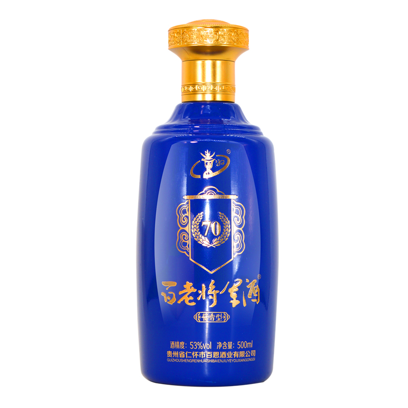 貴州百老將軍酒53度醬香型高度白酒整箱500ml*6瓶禮盒裝商務禮品