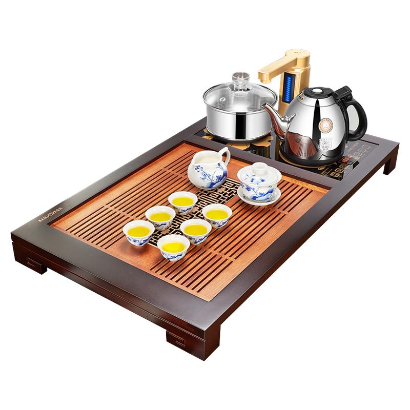 家用整套茶具金灶实木一体