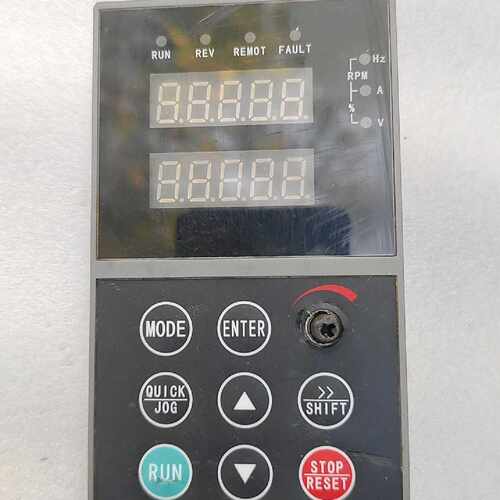 议价深川变频器面板KEY86-JP双显键盘，拆机件，功能包好，按维修