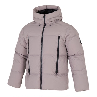 安德玛男款冬季新款羽绒服保暖轻盈连帽户外运动防风夹克外套