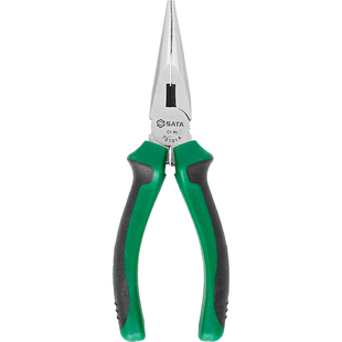 世达尖嘴钳电工专用多功能加长5/6寸8寸不锈钢长嘴钳sata工业钳子