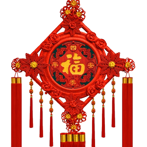 中缘结桃木中国结整木雕刻