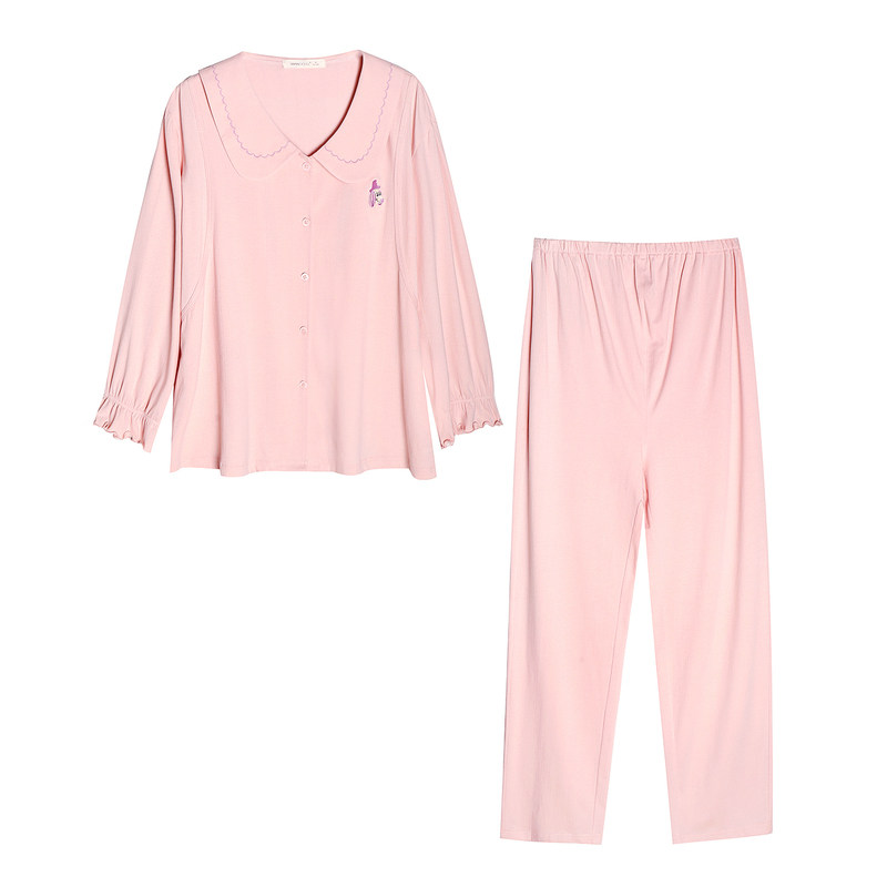 快乐屋月子服大翻领家居服套装