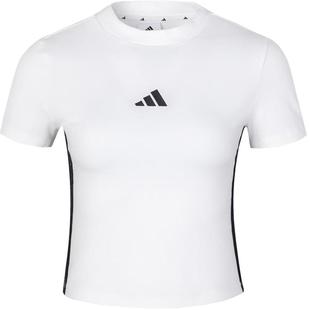 adidas阿迪达斯女子W 3S SJ BABY T圆领运动休闲短袖T恤JY8571