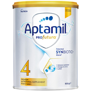 爱他美白金澳洲240亿活性益生菌4段奶粉900g3岁以上*单罐