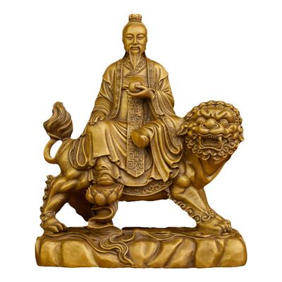 佛像太乙真人鑫瑞鼎黄铜家用供奉
