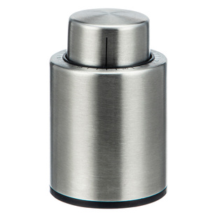 霜山真空红酒瓶塞不锈钢按压式葡萄酒保鲜密封塞家用日期封口塞