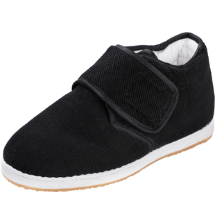 老北京布鞋男棉鞋手工千层底冬季加绒保暖加厚防滑老人老头牛筋底