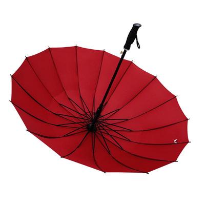 红叶商务直杆雨伞可定制logo