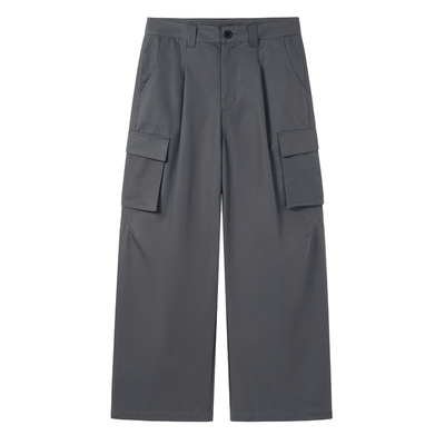 SOMENUM森林 26SS「ki味神裤」大口袋宽松百搭工装裤纯色休闲长裤