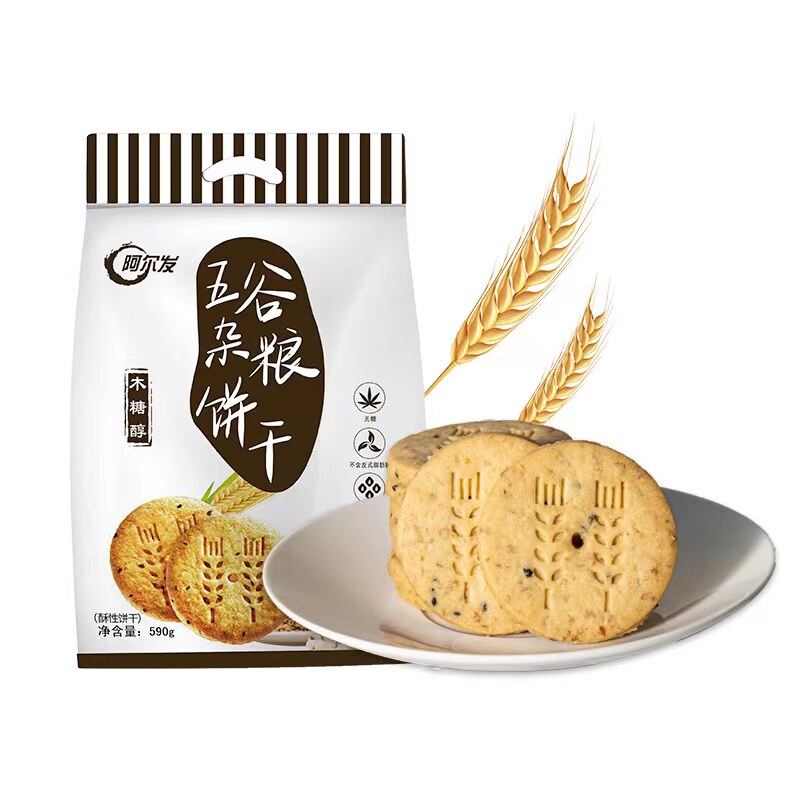 阿尔发五谷杂粮饼干590克