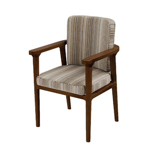 默认与桌子同色 原木椅子电脑凳子加尔椅餐厅实木学士椅办公椅