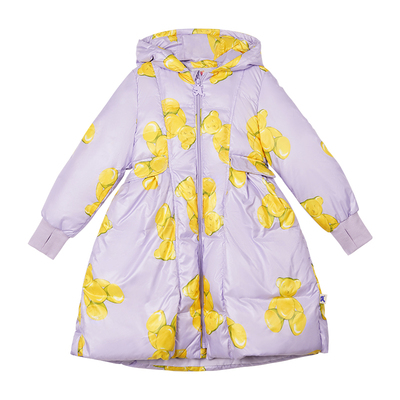 软糖熊系列原创女童中长款羽绒服