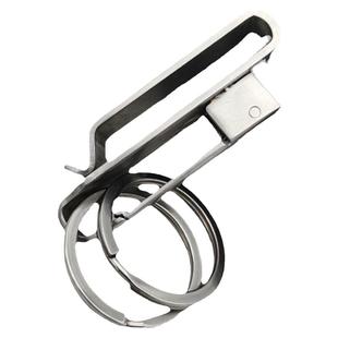 不锈钢运动裤钥匙扣 皮带钥匙扣 快取卡裤扣 男士礼品金属钥匙扣