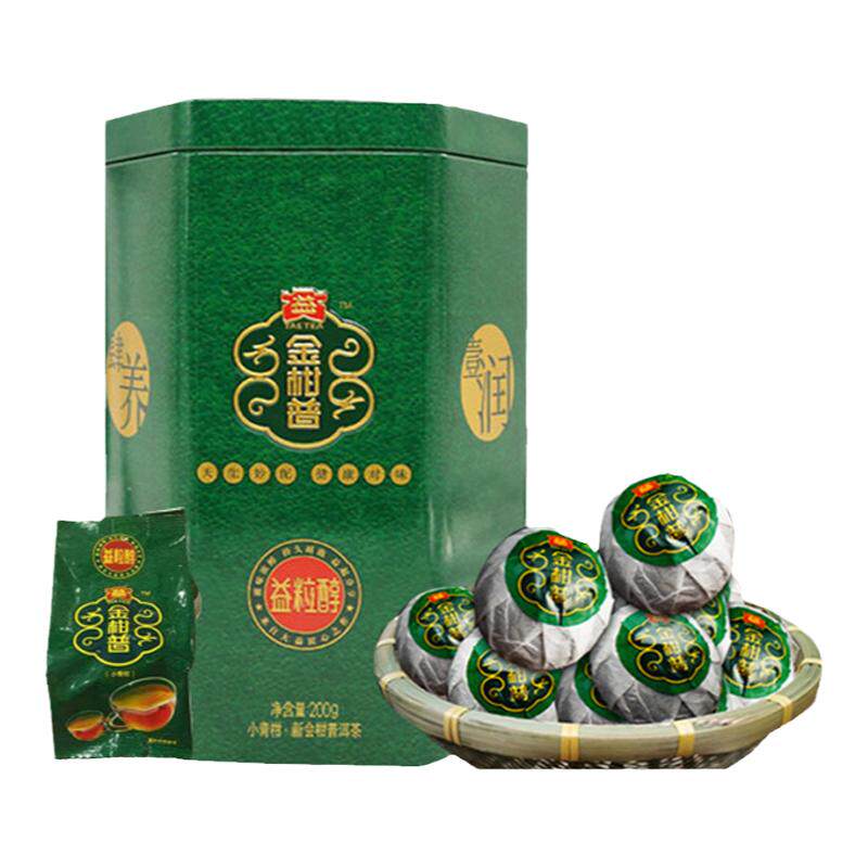 大益小青柑益粒醇普洱茶熟茶