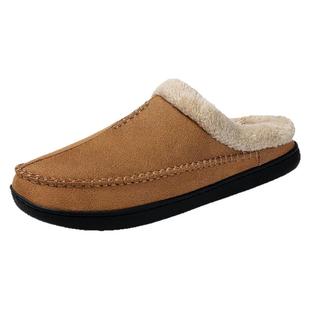 棉拖鞋男冬季大码4950室内保暖2025新款防滑加绒外穿毛绒棉鞋男士