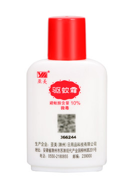 亚美驱蚊霜避蚊胺10%不含酒精