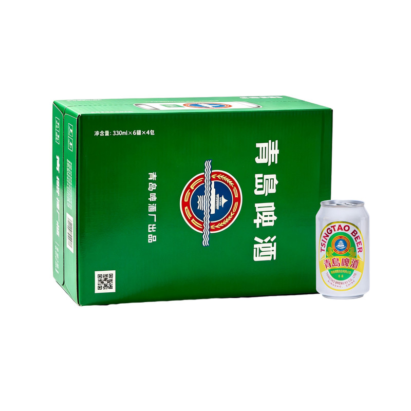 青岛啤酒老青岛易拉罐老白罐