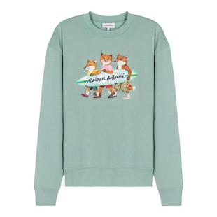 MAISON KITSUNE 24秋冬男士小狐狸套头卫衣银泰百货精品 301574