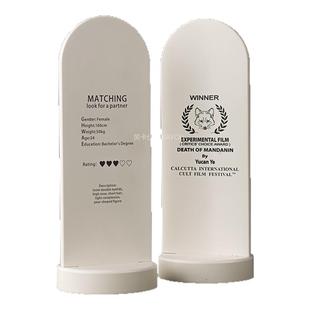 实心铝标识酒店民宿餐厅立牌桌牌作品铭牌博物美术馆产品介绍牌商店商品价目表桌牌定制数字号码牌