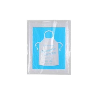 一次性围裙餐饮专用塑料防水防油污火锅店大人儿童画画做饭客人