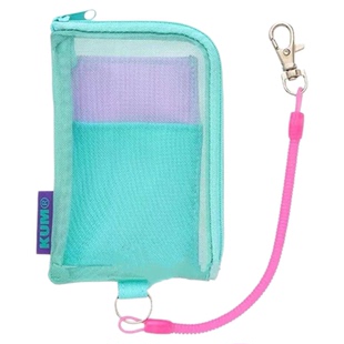 日本Raymay藤井 KUM卡包证件收纳包网纱撞色高颜值零钱包小巧便携