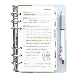 阅读读书笔记活页替芯A6A7奇葩A5slimPUO手账内页文艺读后感摘抄