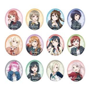 南漫社正版 Lovelive!虹咲学园学园偶像同好会制服系列徽章盲盒