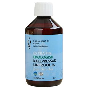 【欧盟有机初榨】瑞典原装进口亚麻籽油婴儿宝宝辅食油冷榨食用油