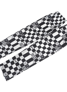 夏季冰丝男女棋盘格防晒袖套护臂