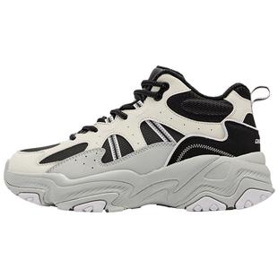 乔丹高帮加绒保暖大棉鞋女2025冬季新款皮面防水休闲鞋户外运动鞋