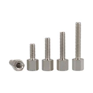 6#-32UNC #4-40UNC英制六角铜柱螺丝美制铜柱COM串口铜螺柱螺丝GG