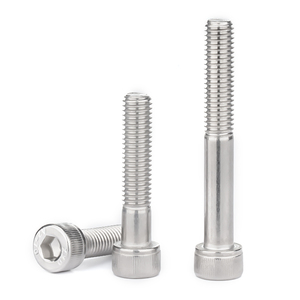 304不锈钢半牙内六角螺丝圆柱头螺栓加长杯头螺钉M4M5M6M8M10M12