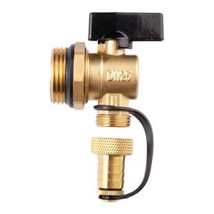 暖气专用排气阀放水阀全铜地暖大流量排污排气套阀分水器放气阀门