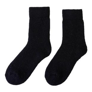 寒区羊毛袜边防装高寒地区冬袜太厚太暖热脚女款雪地抗寒加厚袜子