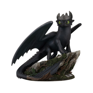 野兽王国 驯龙高手无牙仔 夜煞没牙仔收藏手办雕像摆件潮玩礼物