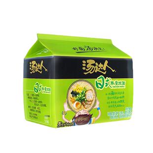 汤达人袋面日式豚骨酸辣豚骨拉面多口味五袋装宿舍速食囤货