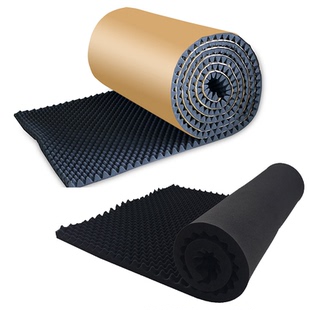 隔音棉墙体自粘吸音棉高密度鸡蛋棉隔音板防火消音凹凸波峰棉橡塑