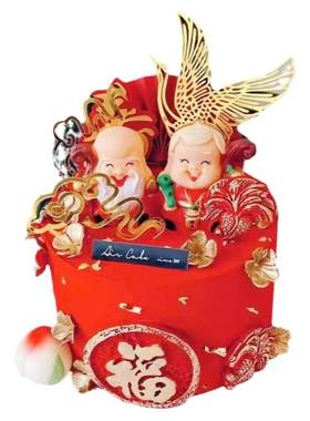 翻糖金鱼翻糖锦鲤祝寿模具