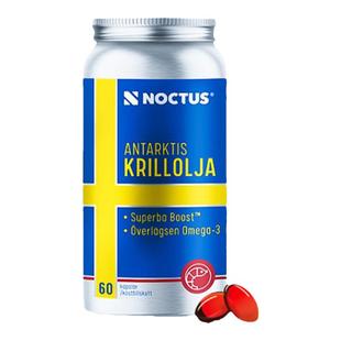 瑞典noctus纯南极浓缩磷虾油软胶囊高浓度omega 3鱼油升级虾青素