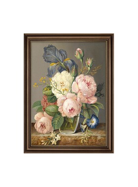花开富贵牡丹花玄关餐厅挂画
