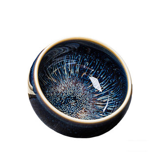 景德镇陶瓷中式星空盏天目盏窑变建盏品茗主人杯单个功夫茶杯茶碗