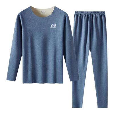 男女大童德绒无痕磨毛保暖内衣套