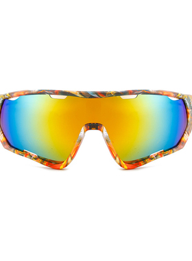 朋克飞行员连体涂鸦墨镜防紫外线