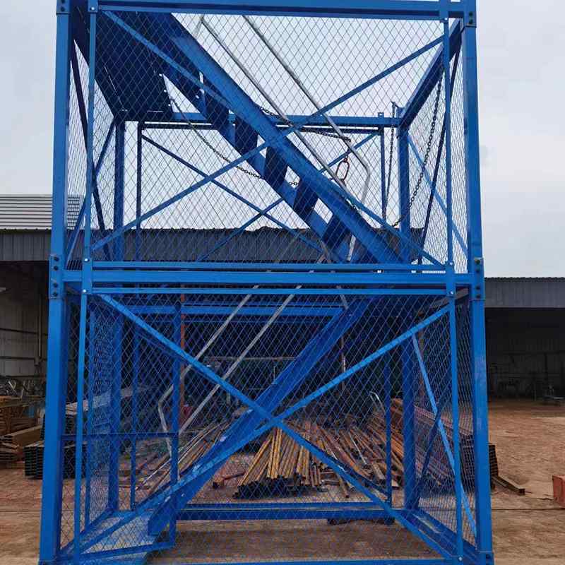 定制组合框架式安全梯笼桥梁施工安全爬梯箱式基坑爬梯防护梯笼